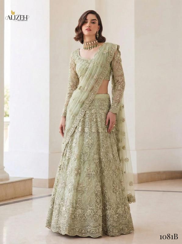 Alizeh Bridal Heritage Colours 1081 Lehenga choli retailers in Bangalore